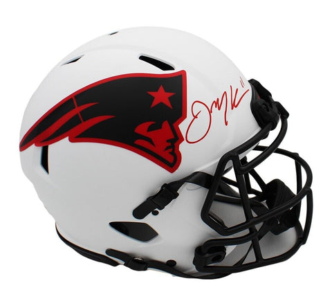Julian Edelman Signed New England Patriots Speed Authentic Lunar NFL Helmet