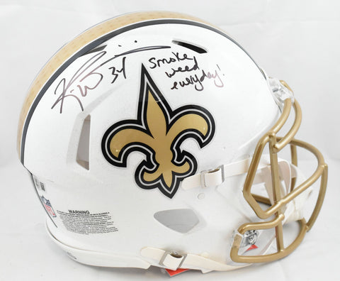 Ricky Williams Signed Saints F/S Alt 25 Speed Authentic Helmet - Beckett W Holo