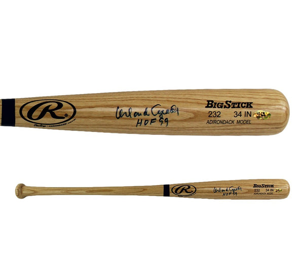 Orlando Cepeda Signed San Francisco Giants Rawlings Big Stick Blonde MLB Bat