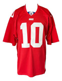Eli Manning Signed New York Giants M&N 2004 Red Legacy Jersey Fanatics