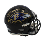 Zay Flowers Signed Baltimore Ravens Speed NFL Mini Helmet