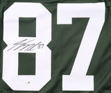 Jordy Nelson Green Bay Packers Signed Pro Cut Jersey (JSA) 2008 2nd Round Pck/WR