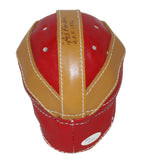 Ace Parker Autographed Brooklyn Dodgers Glory Leather Mini Helmet JSA 33575