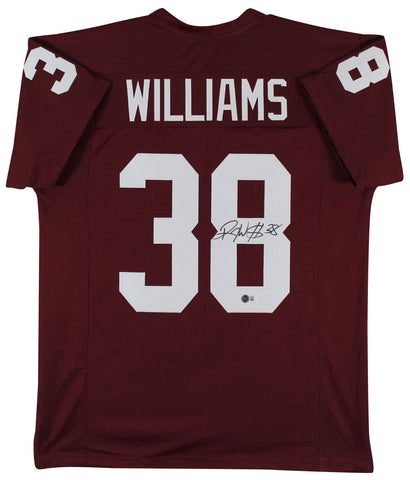 Oklahoma Roy Williams Authentic Signed Maroon Pro Style Jersey BAS Witnessed