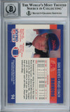 Dan Reeves Autographed 1990 Pro Set #94 Trading Card Beckett 10 Slab 37483