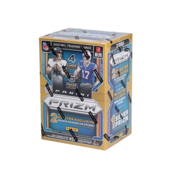2021 Panini Prizm Football 6-Pack Fanatics Blaster Box (Orange Ice Prizms)
