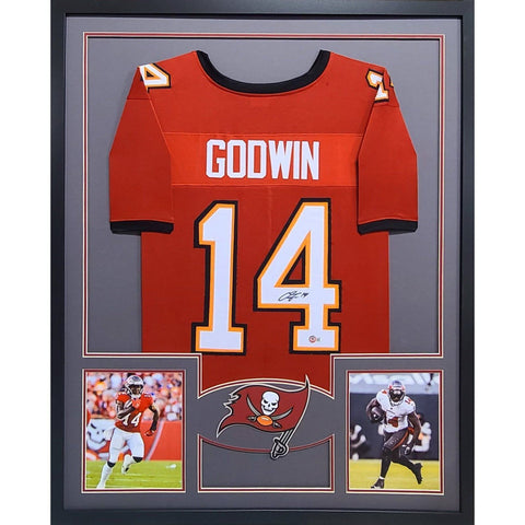 Chris Godwin Autographed Signed Framed Tampa Bay Buccaneers Jersey BECKETT