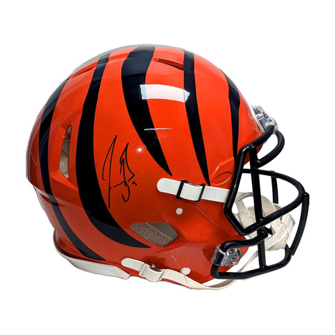 Joe Burrow Autographed Bengals Full-Size Authentic Helmet - FAN