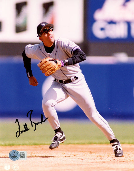 Freddie Benavides Autographed/Signed Colorado Rockies 8x10 Photo Beckett 57613