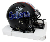 D. J. Lagway Signed/Auto Black Matte Mini Football Helmet Florida JSA 197053
