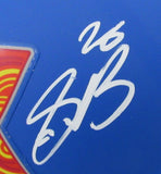 Saquon Barkley Signed Blue SB LIX Full Size Authentic Helmet Eagles PSA 195225