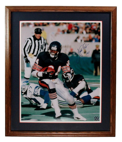 Walter Payton Signed/Autographed 16x20 Photo Chicago Bears Framed BAS 199080