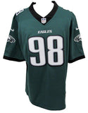 Jalen Carter Signed/Auto Green Nike On Field Football Jersey Eagles BAS 194514