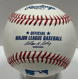 Brewers TED SAVAGE Signed MLB Baseball AUTO Cardinals- Dodgers - Phillies Reds