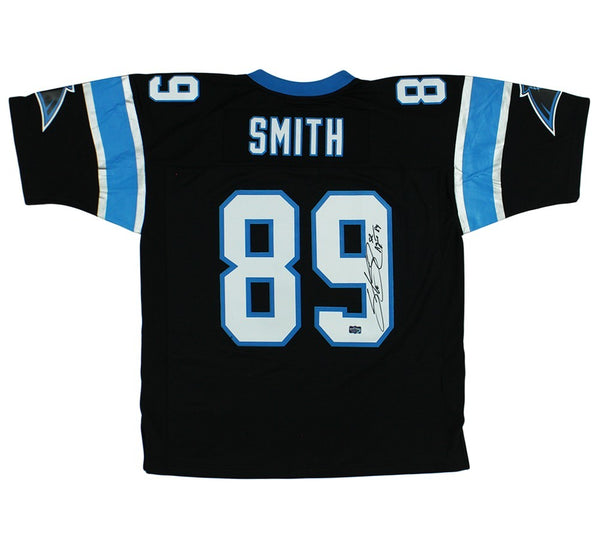 Steve Smith Sr Signed Carolina M & N Black Legacy 2003 Jersey "Agent 89" Insc