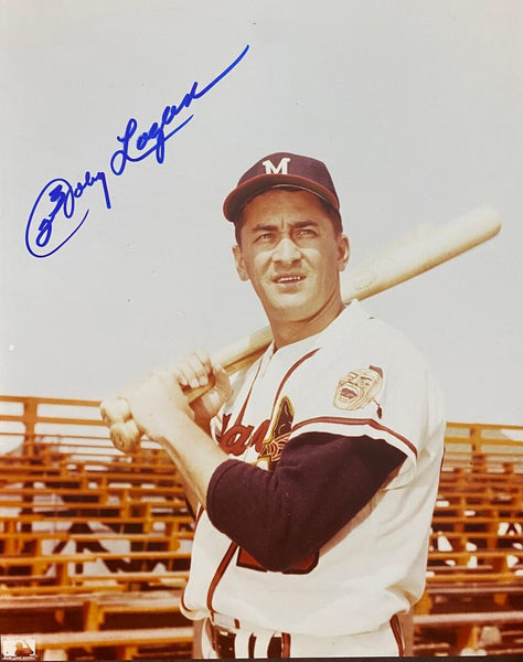 Milw Braves JOHNNY LOGAN (d) Signed 8X10 Photo #4 AUTO