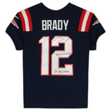 Tom Brady Autographed "2000 Pick #199 6x SB Champ" Elite Jersey Fanatics LE 6/12