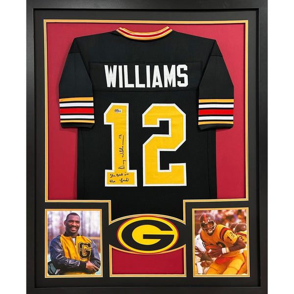 Doug Williams Autographed Signed Framed Grambling Redskins Jersey JSA