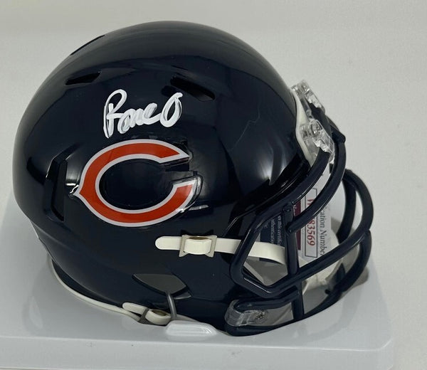 Bears Receiver ROME ODUNZE Signed Riddell Speed Mini Helmet AUTO - JSA