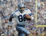 Drew Pearson HOF Autographed/Inscribed 16x20 Photo Dallas Cowboys JSA