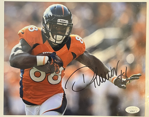 Broncos Demaryius Thomas Authentic Signed 8x10 Photo Autographed JSA