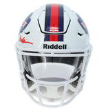 Jim Kelly, Andre Reed & Thomas Autographed Bills Speedflex Midi Helmet Beckett