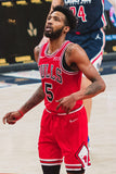 Derrick Jones Jr Signed Chicago Bulls Black Jersey (PSA) Ex-UNLV / Power Forward