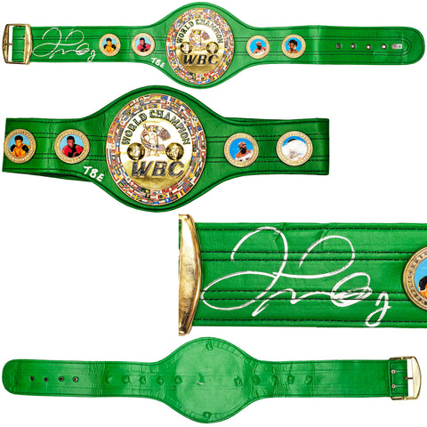 FLOYD MAYWEATHER JR. AUTOGRAPHED WBC BOXING BELT TBE BECKETT 221651