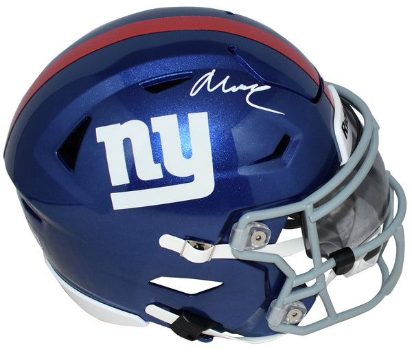 ABDUL CARTER AUTOGRAPHED NEW YORK GIANTS SPEEDFLEX MIDI HELMET BECKETT