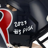 Autographed Will Anderson Houston Texans Helmet Item#12770379 COA