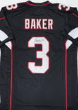Cardinals Safety BUDDA BAKER Signed Custom Replica Arizona Black Jersey - JSA