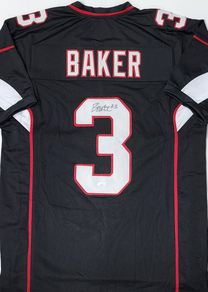Cardinals Safety BUDDA BAKER Signed Custom Replica Arizona Black Jersey - JSA