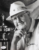 Byron Nelson Authentic Signed 8x10 Framed Vertical B&W Photo JSA #R96169