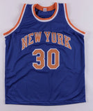 Bernard King Signed New York Knicks Jersey (PSA/DNA) 4xNBA All Star Forward