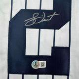 Autographed/Signed Bucky Dent New York Pinstripe Jersey Beckett BAS COA