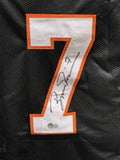 Boomer Esiason Autographed/Signed Pro Style Black Jersey Beckett 40417