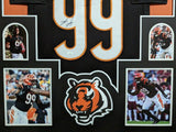 FRAMED CINCINNATI BENGALS MILES MURPHY AUTOGRAPHED JERSEY JSA COA