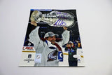 Lehkonen Autographed Avs 8x10 Holding Cup Inscribed "22 SC Champ" JSA COA
