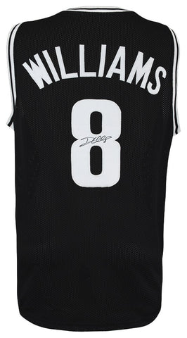 Deron Williams Signed Black Custom Basketball Jersey - (SCHWARTZ COA)