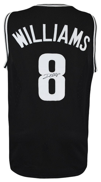 Deron Williams Signed Black Custom Basketball Jersey - (SCHWARTZ COA)