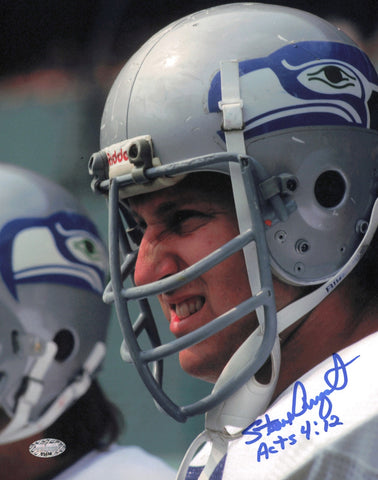 Steve August Autographed Signed 8x10 Photo Seattle Seahawks MCS Holo #63456