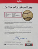 Babe Ruth Ty Cobb Signed Official American League Baseball PSA+BAS LOA