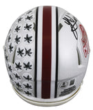 Ohio State Jack Sawyer Signed 2024 National Champs Speed Mini Helmet BAS Witness