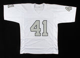 Phil Villapiano Signed Oakland Raiders Jersey (Pro Player Holo) 4xPro Bowl LB