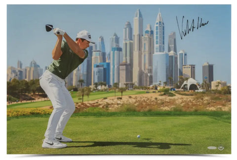 Victor Havland Autographed "Dubai City Skyline" 16" x 20" Photograph UDA