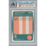 Dennis Rodman Autographed/Signed 1988-89 Fleer #43 Card Beckett 43830