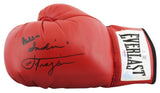 Muhammad Ali & Joe Frazier Signed Red Everlast Boxing Glove BAS LOA #AE13631