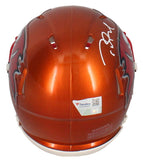 Tom Brady Autographed Tampa Bay Buccaneers Mini Speed Flash Helmet Fanatics