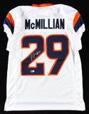 Ja'Quan McMillian Signed Denver Broncos Jersey (Beckett) Ex-East Carolina D.B.