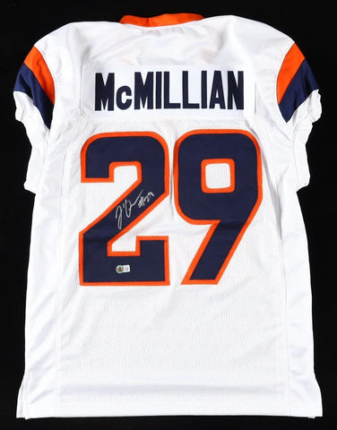 Ja'Quan McMillian Signed Denver Broncos Jersey (Beckett) Ex-East Carolina D.B.